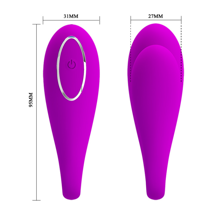 Dimensions du vibrateur August Pretty Love App