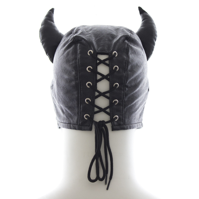Idea Leather Maska Ďábel černá - imagine 2