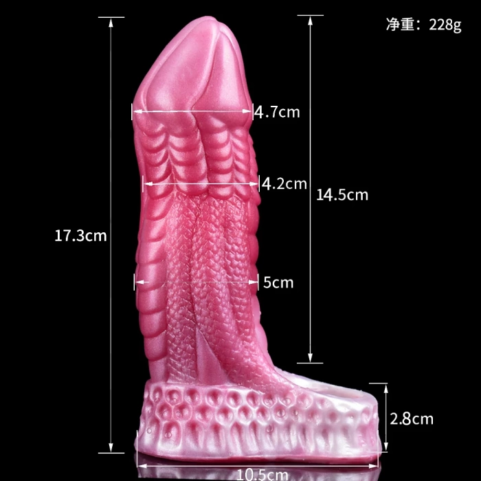 Faak Dračí nástavec penisu s poutkem zavřený 17*4,6 cm - Afbeelding 2