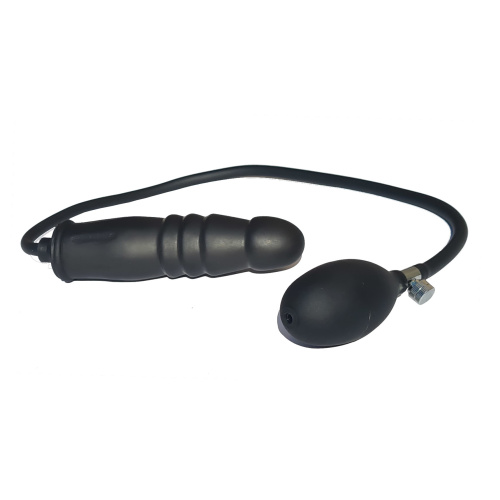 Inflatable dildo made of silicone