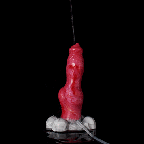Spritzender Hundedildo Deutscher Schäferhund