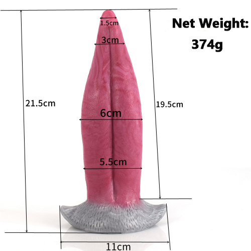 Dragon Tongue Dildo Red