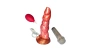 Stříkací dildo bestie Hou z extra měkkého silikonu