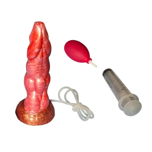 Hou beast sprutdildo av extra mjuk silikon