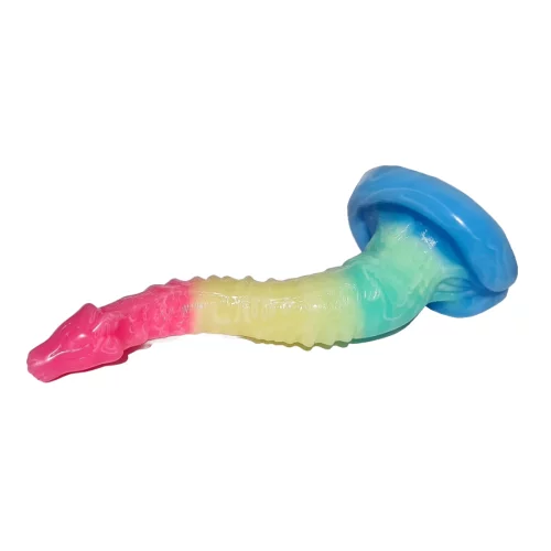 Kolorowe dildo z wężem morskim