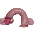 Velké dvou vrstvé extra realistické silikonové dildo