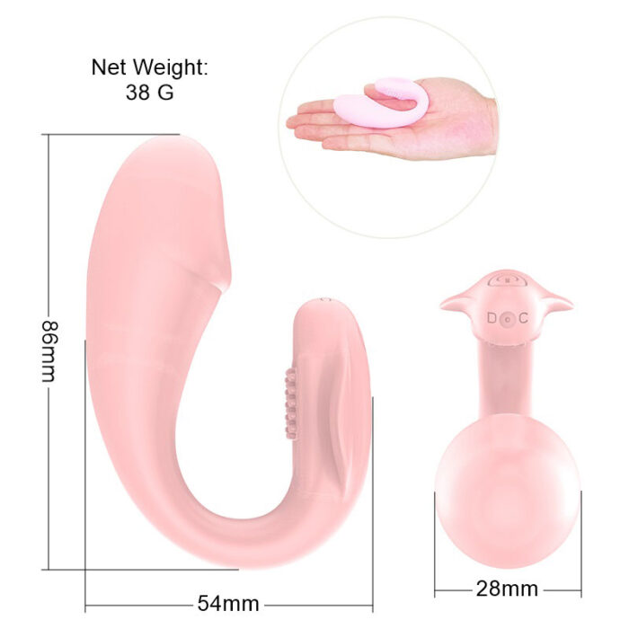 Vibrateur G Petite Baleine Télécommande
