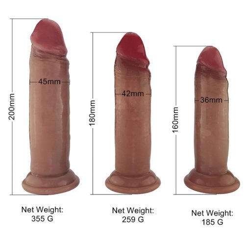 Dildo rörlig förhud Ultra Realistisk