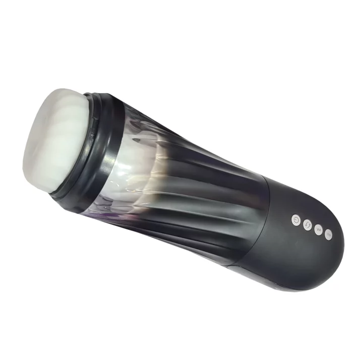 Penis masturbator with wanking, rotation and wringing functions!