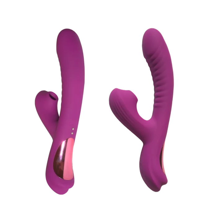 Duální pulzní výkyvný rabbit vibrátor klitorisu a bodu G fialová Love spice